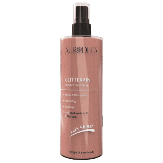 SOL21 - GLITTERAIN – Golden Shimmer Body Spray (Monoi & Milk Scent) - 150 ml